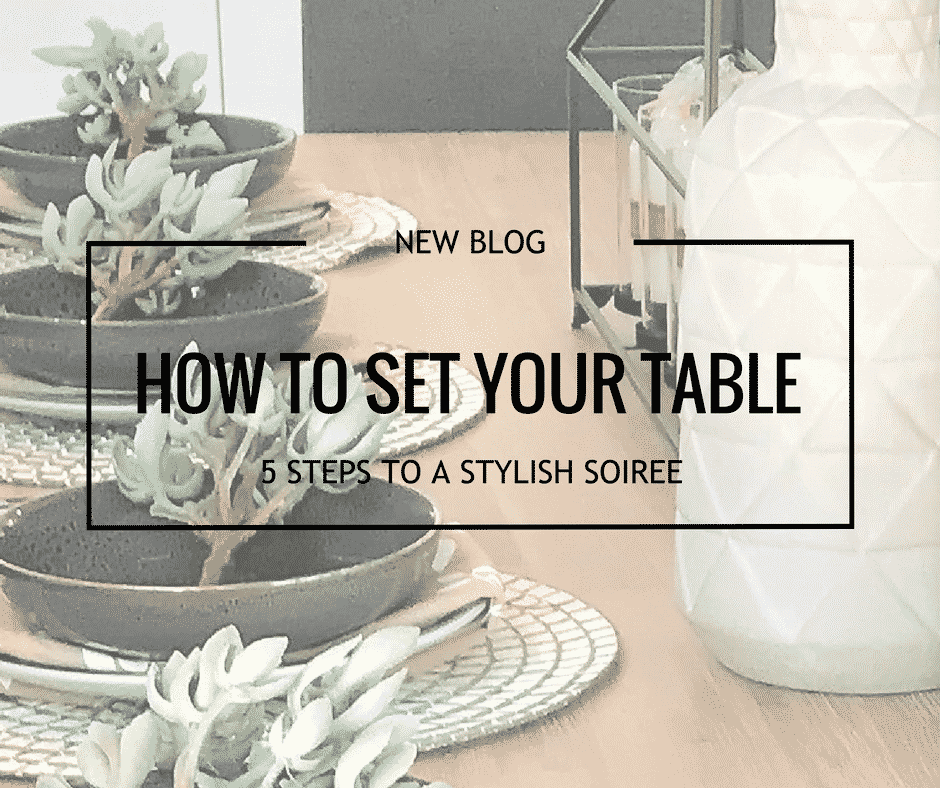 how to set your table